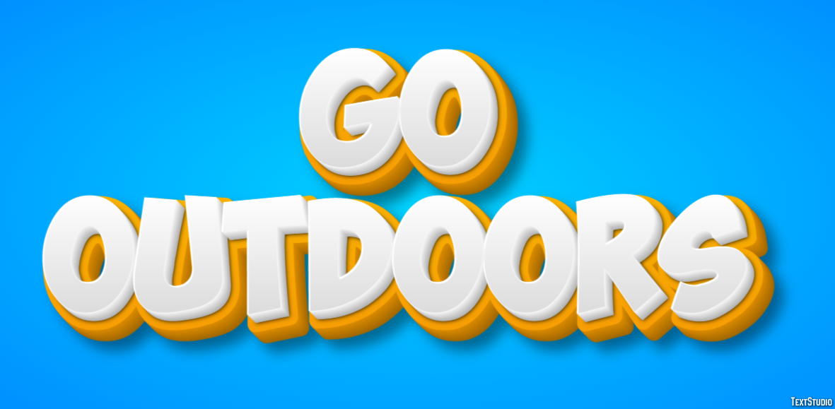 Go Outdoors Metin Efekti