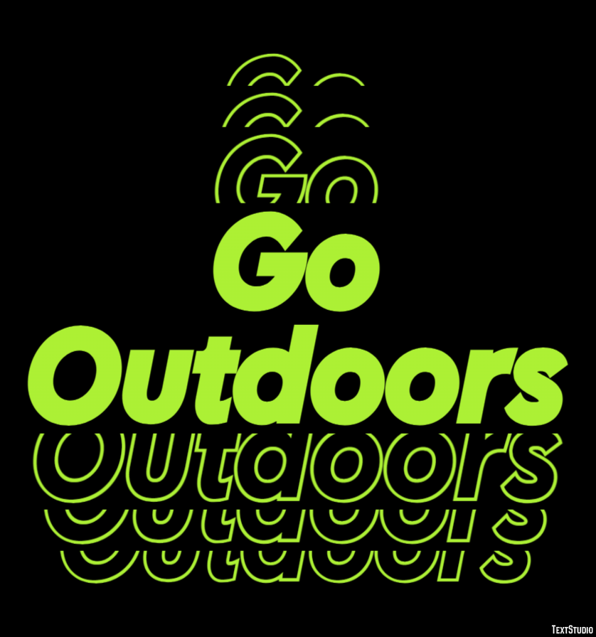 Go Outdoors Metin Efekti