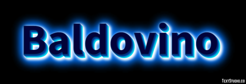 Baldovino Texteffekt