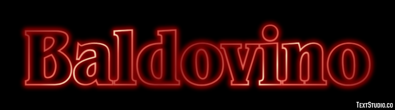 Baldovino Effetto testo