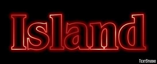 Island Text effect
