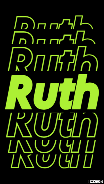 Ruth テキスト効果