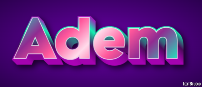 Adem Text Effect