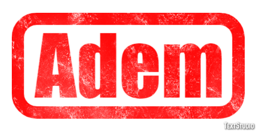 Adem Text Effect