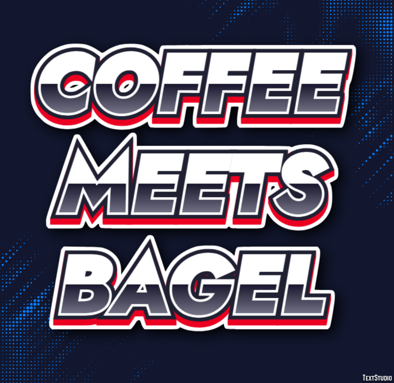 Coffee Meets Bagel Texteffekt
