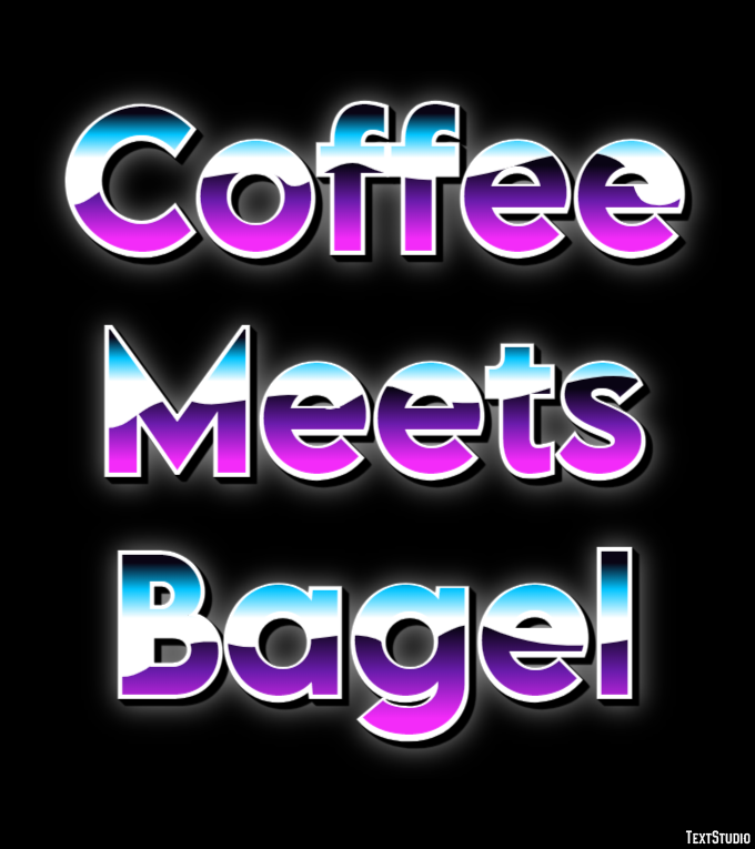 Coffee Meets Bagel Texteffekt