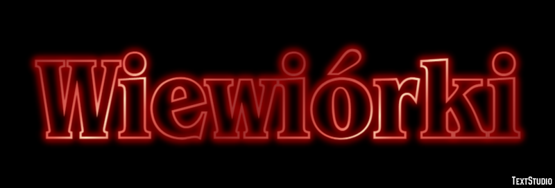 Wiewiórki Efekt tekstowy