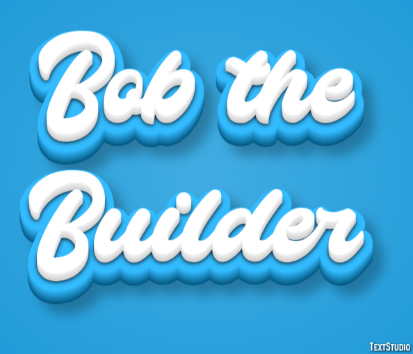 Bob the Builder テキスト効果