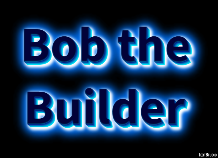 Bob the Builder Texteffekt