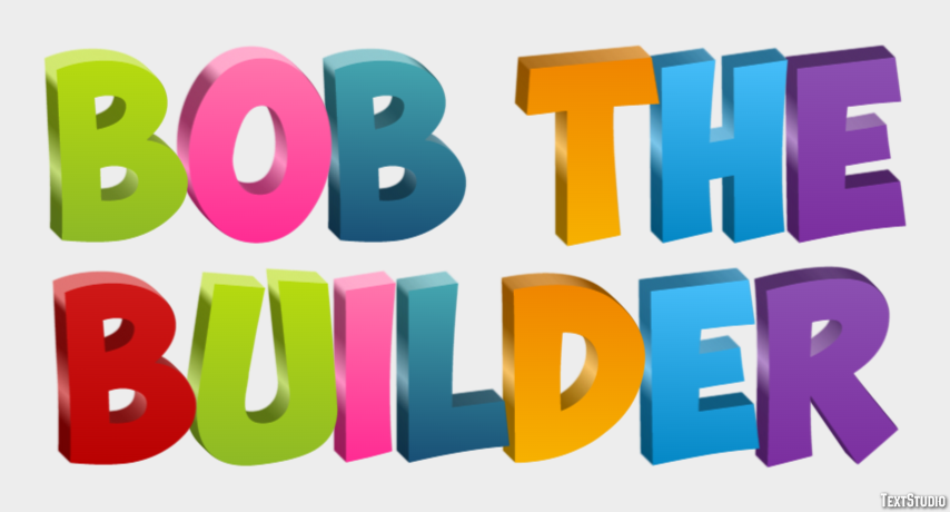 Bob the Builder Efekt tekstowy