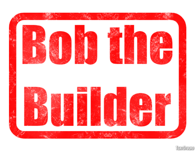 Bob the Builder Efekt tekstowy