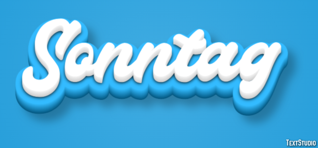Sonntag Efecto de texto