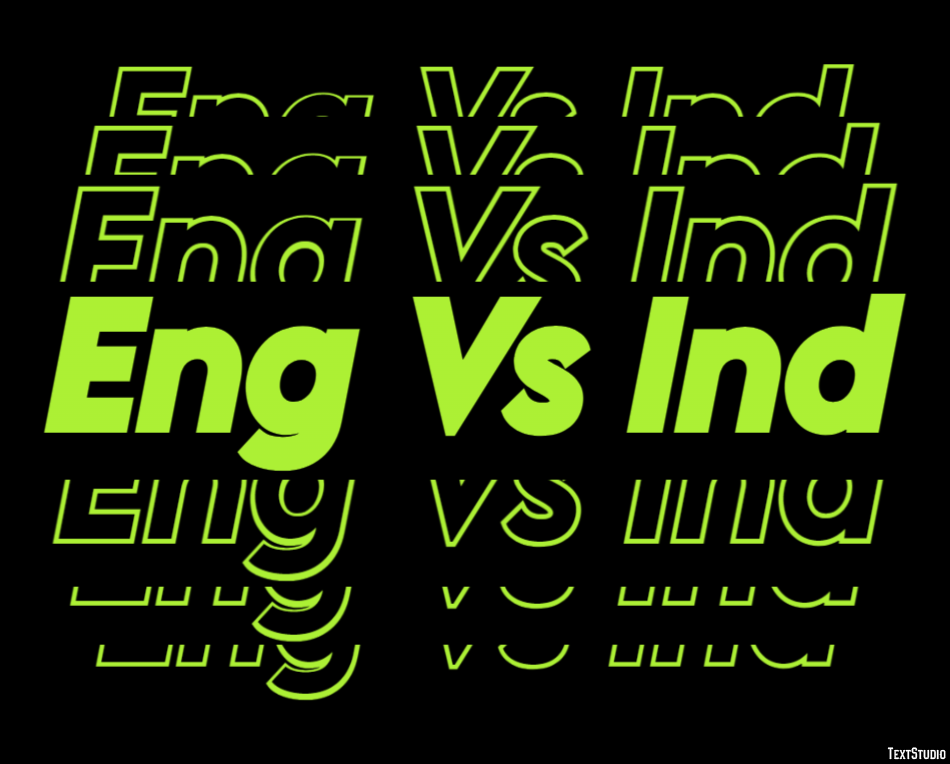 Eng Vs Ind Efecto de Texto