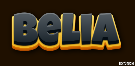 Belia Text effect