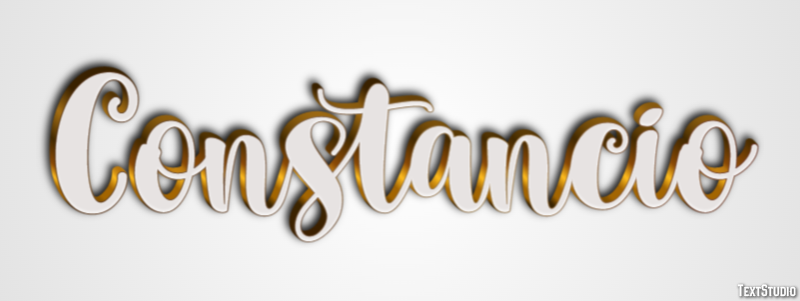 Constancio Efecto de texto