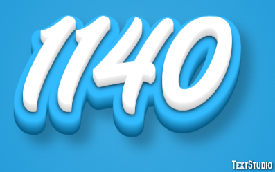 1140 Efecto de Texto