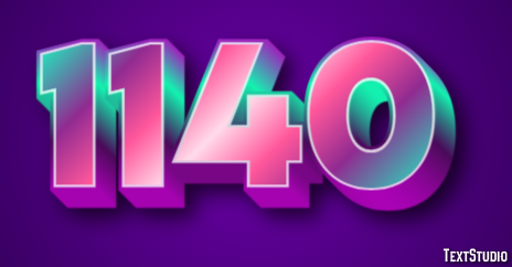 1140 Efecto de Texto