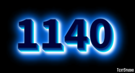 1140 Text Effect