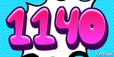 1140 Text Effect