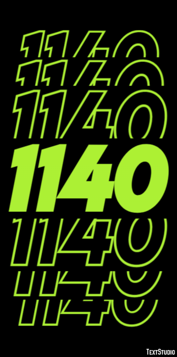 1140 Text Effect
