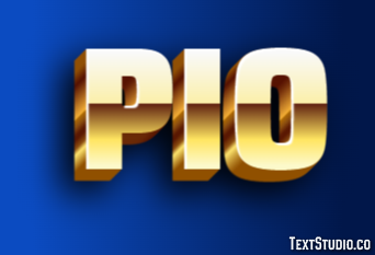 Pio Effetto testo
