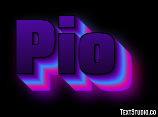 Pio Effetto testo
