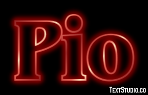 Pio Effetto testo