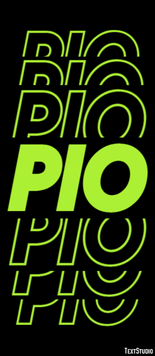 Pio Effetto testo