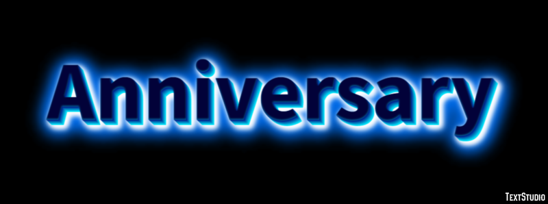 Anniversary Text Effect