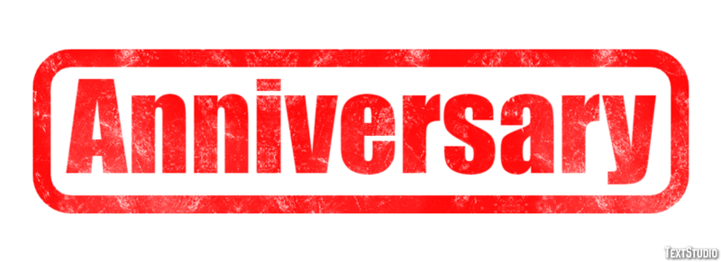 Anniversary Text effect