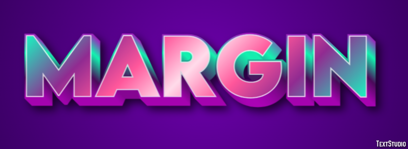 Margin Text Effect