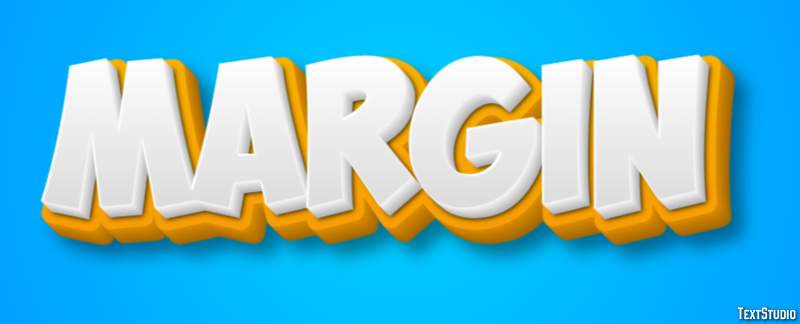Margin Text Effect