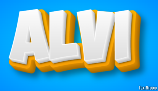 Alvi Text effect