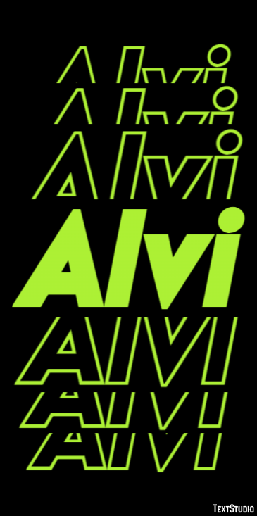 Alvi Text Effect