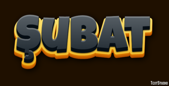 Şubat Text Effect