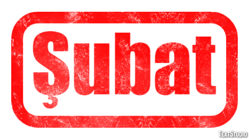 Şubat Efeito do texto