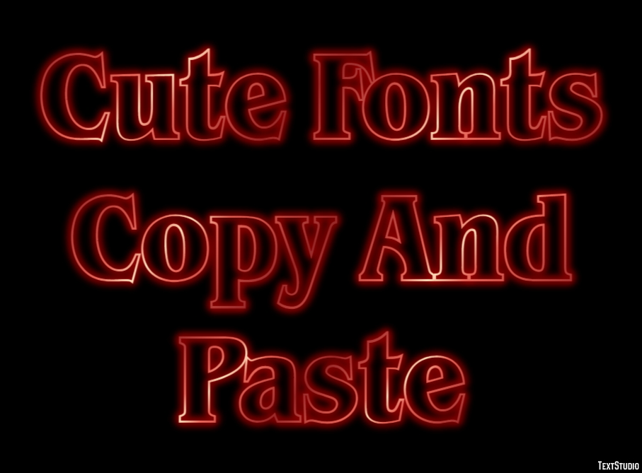 Cute Fonts Copy And Paste テキスト効果