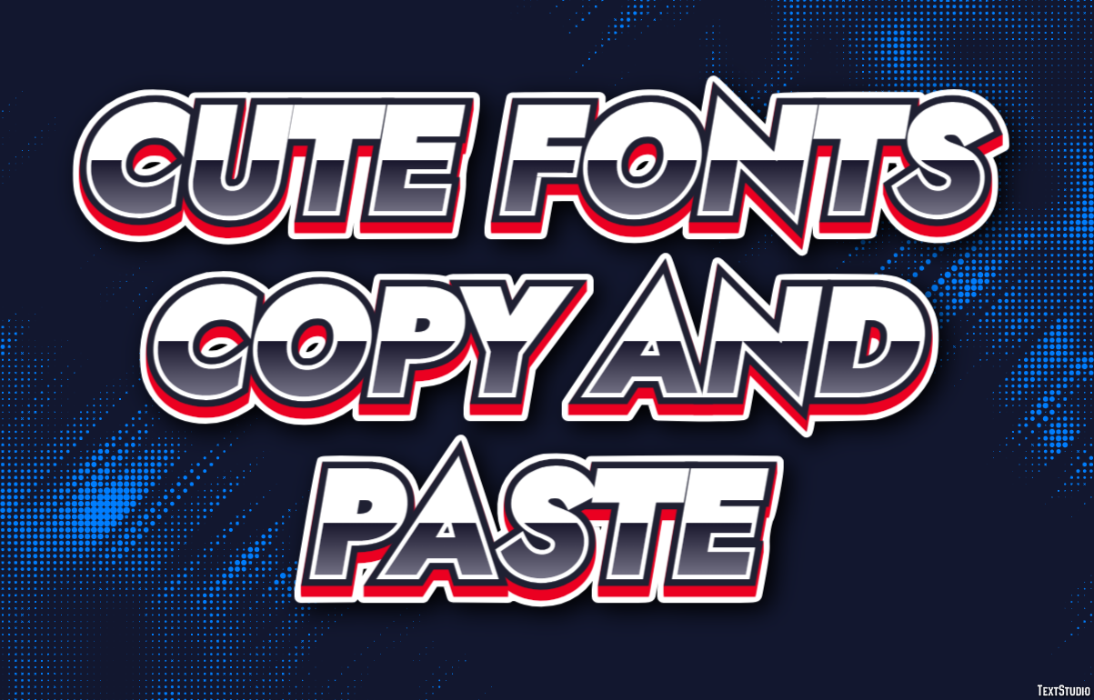 Cute Fonts Copy And Paste テキスト効果