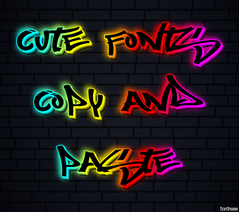 Cute Fonts Copy And Paste テキスト効果