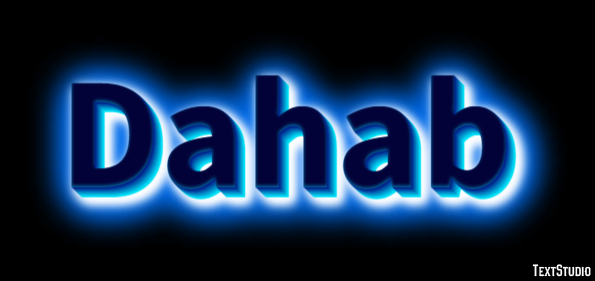 Dahab Texteffekt