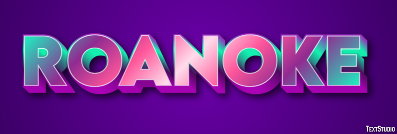 Roanoke Text Effect