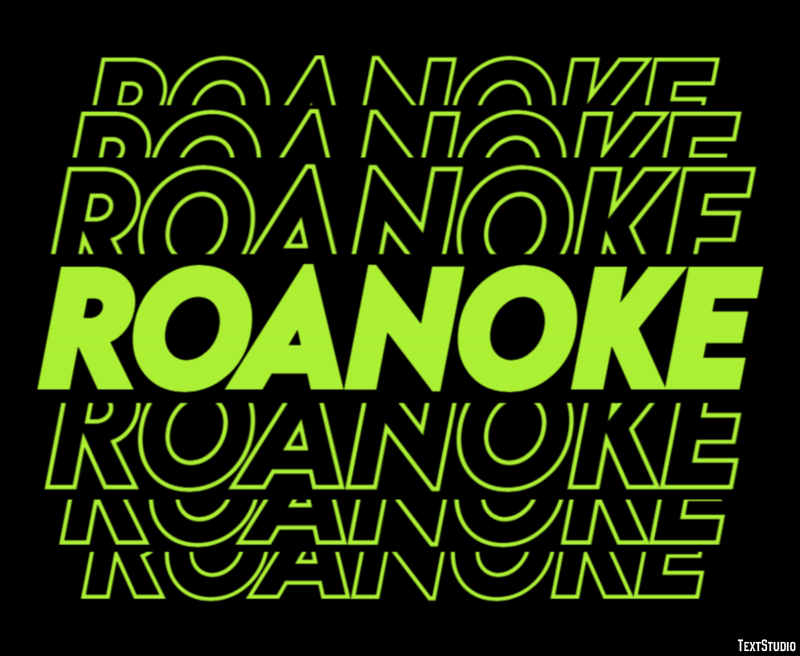 Roanoke Efekt tekstowy