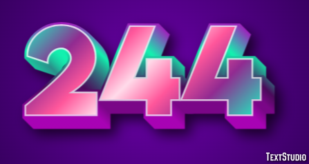244 Text Effect