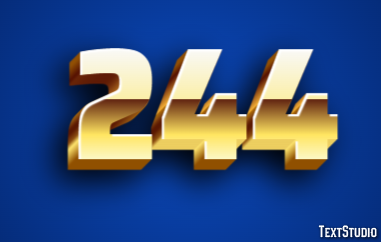 244 Text Effect