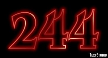 244 Text effect