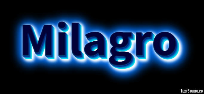 Milagro テキスト効果