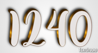 1240 Text effect