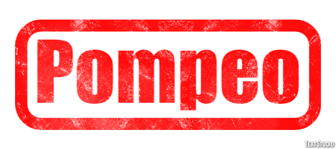 Pompeo Effetto testo