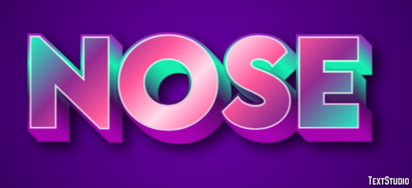 Nose Text Effect