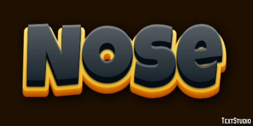 Nose Text Effect